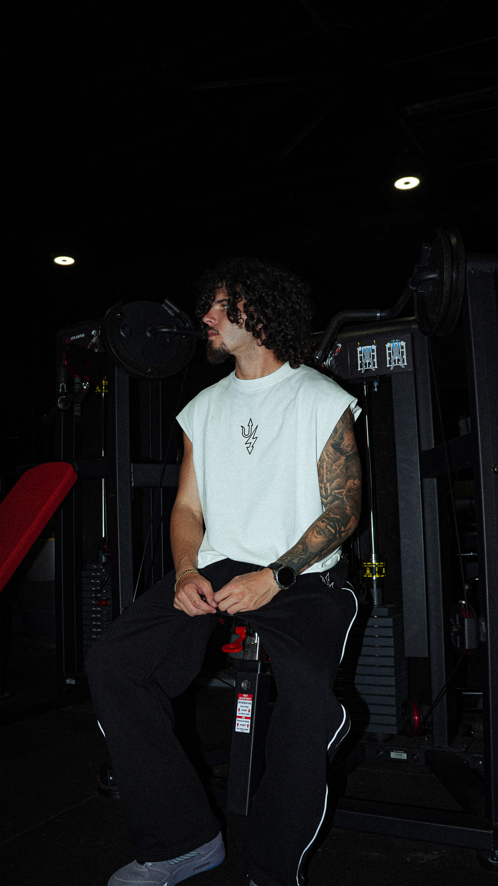 Mindset White Warrior Cut Off