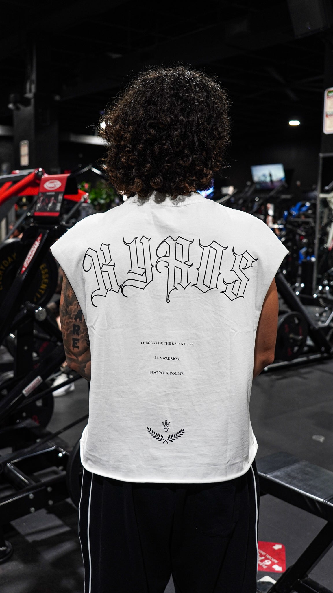 Mindset White Warrior Cut Off