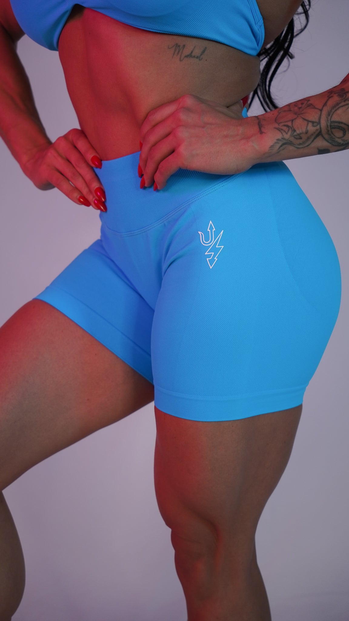 Core Aqua Blue Shorts