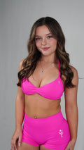 Valentine's Day Hot Pink Bra