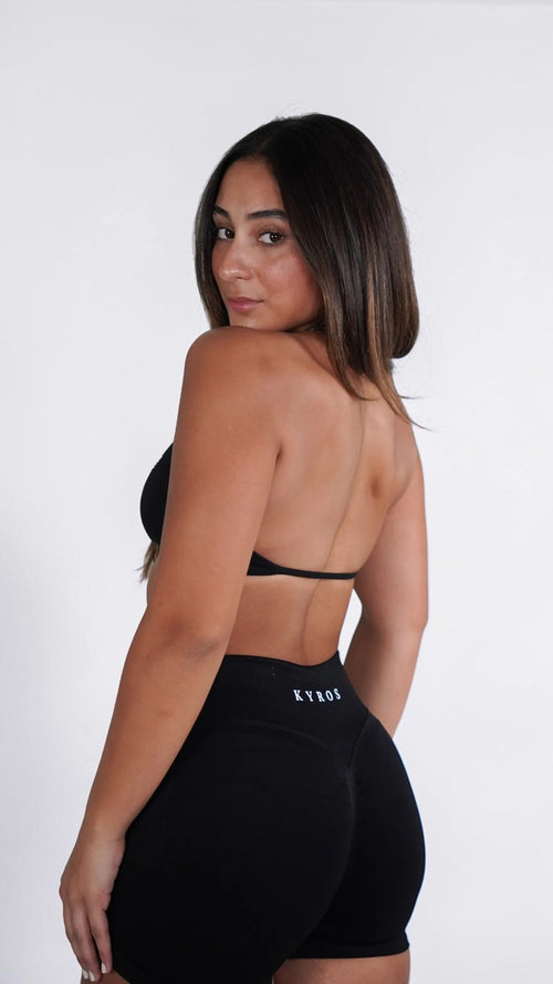 Core Black Bra