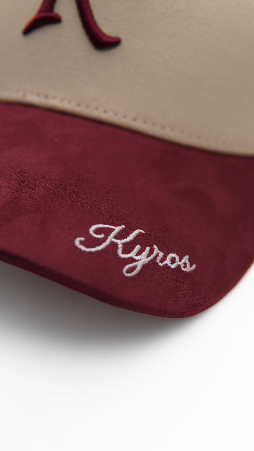 Staple Cream/Maroon Snapback