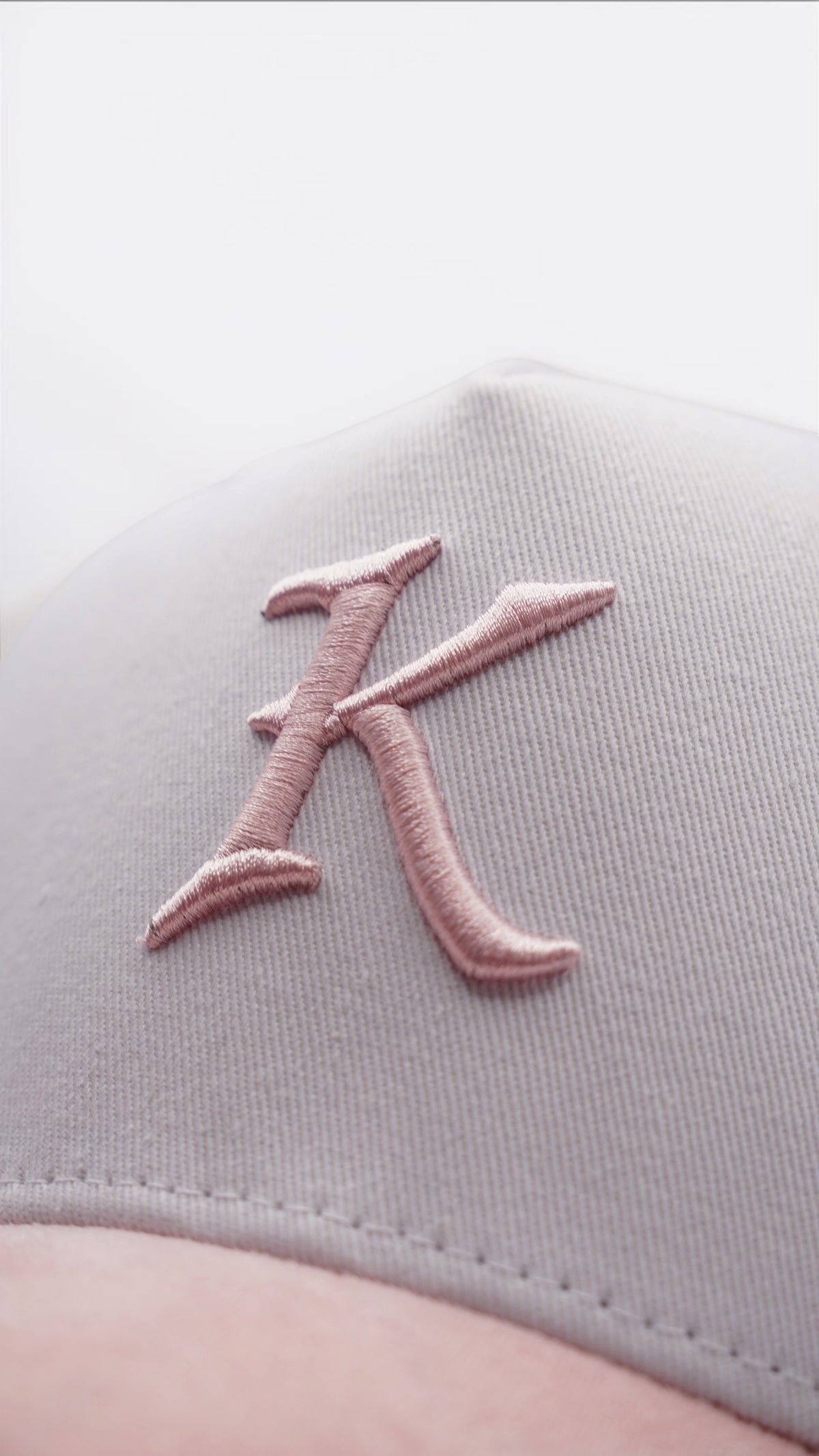 Staple White/Pink Snapback