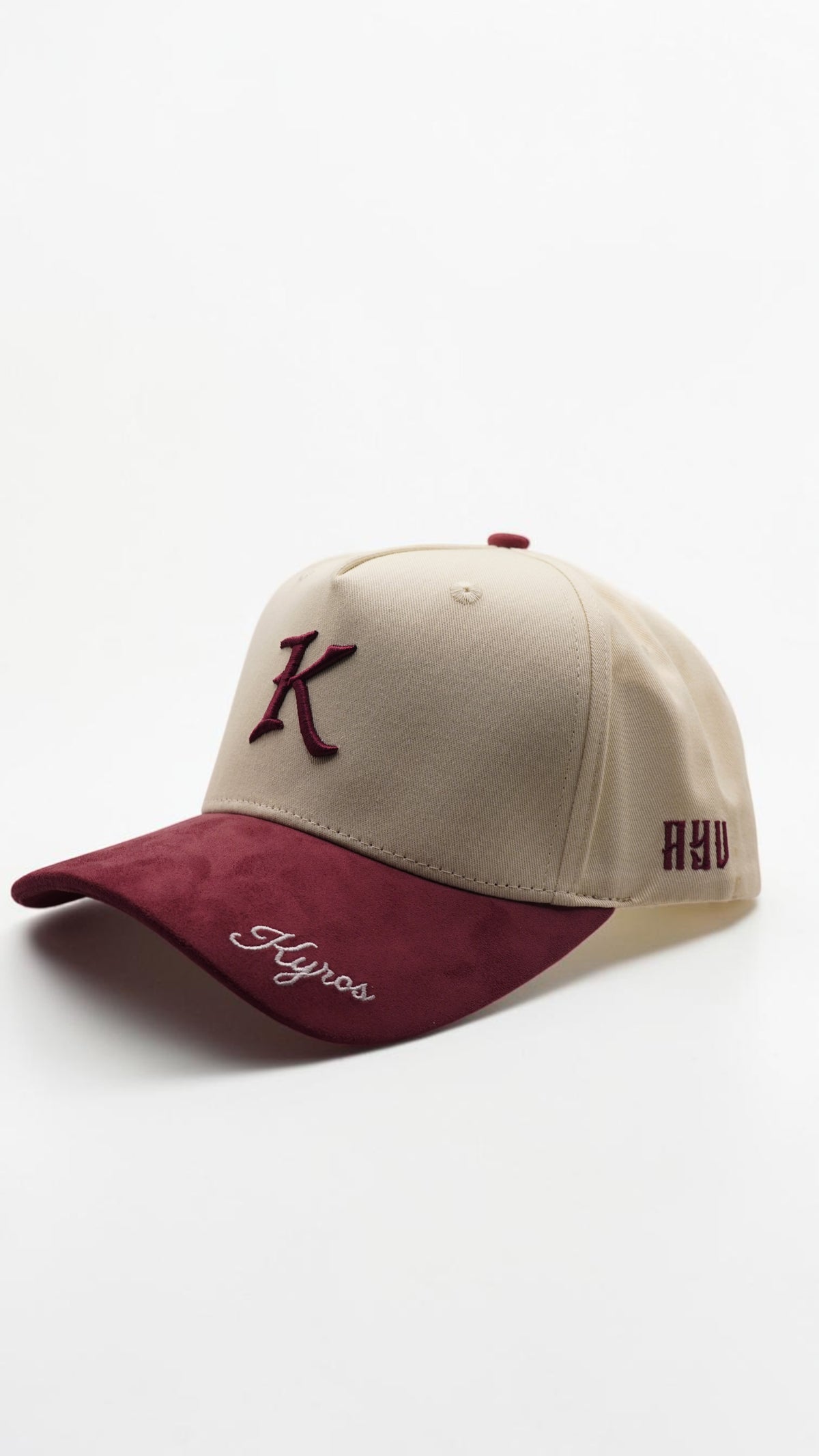 Staple Cream/Maroon Snapback